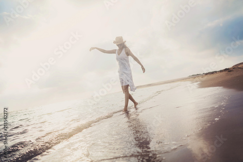 Wallpaper Mural Beach summer holiday sea people concept Torontodigital.ca