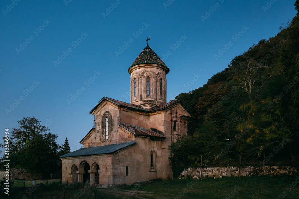 Kutaisi, Georgia. Church Of St. George On Territory Of Gelati Monastery