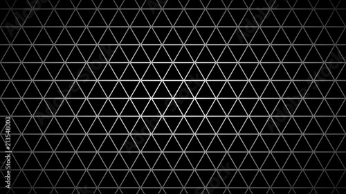 Abstract light background of small triangles in black colors.
