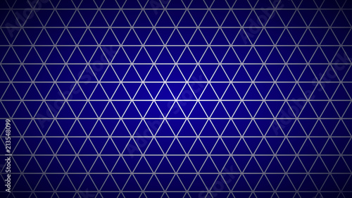 Abstract light background of small triangles in blue colors.
