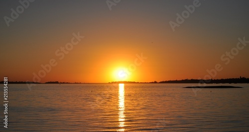 Sunset on Lake © Zhe