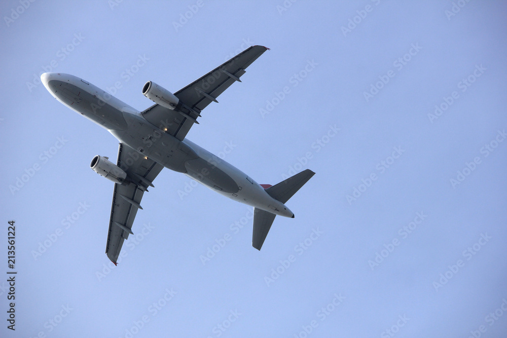 Bottom of an airplane Bottom of an airplane