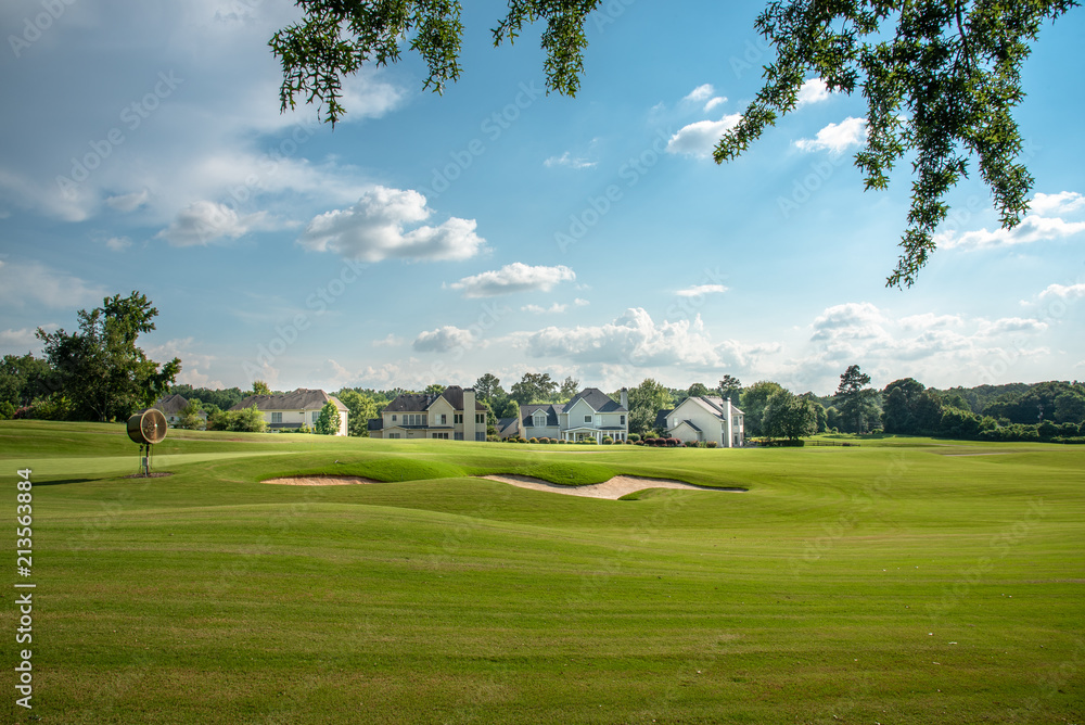 typical southern condo in a golf course