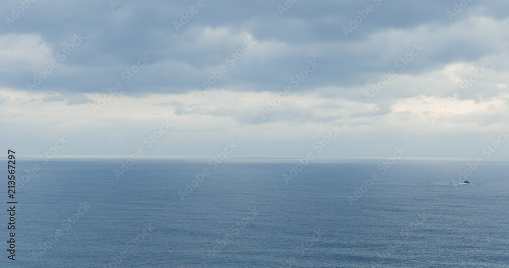 Sea surface and sky