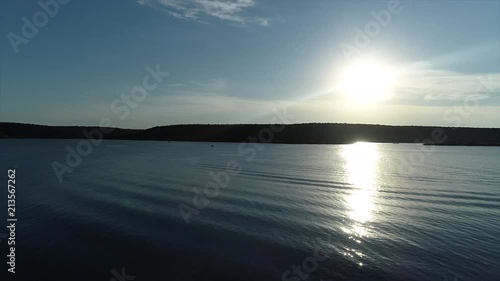 Shots of sunrises on Lake Skiatook at the Tall Chief Cove Campground. photo