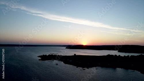 Shots of sunrises on Lake Skiatook at the Tall Chief Cove Campground. photo