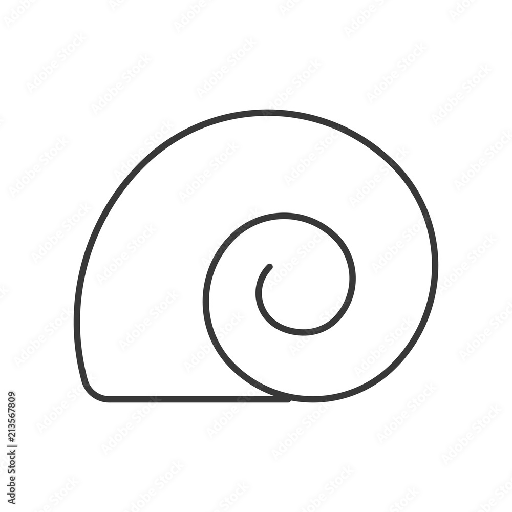 shell, Snail's Shell, set of ocean life, line design vector shell, Snail's Shell, set of ocean life, line design vector