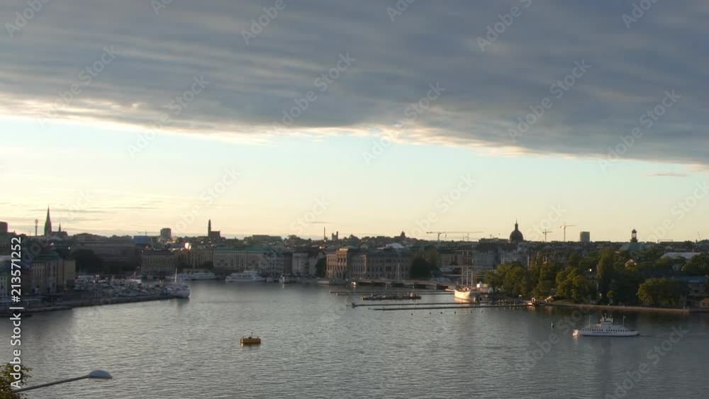 Stockholm cloudy coast view