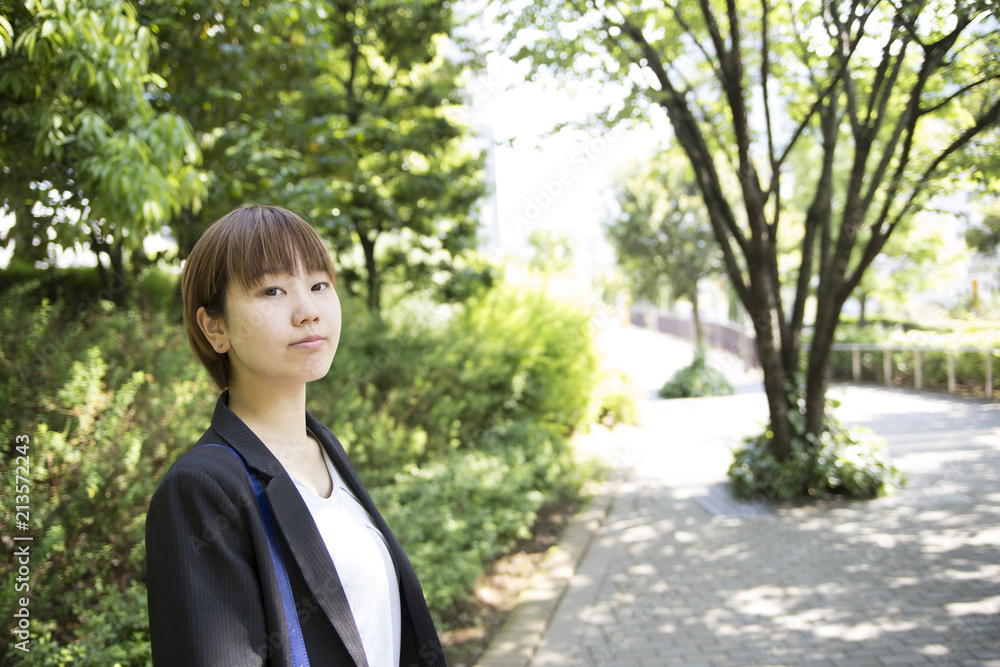 Portrait of a young smiling Japanese woman Portrait of a young smiling Japanese woman