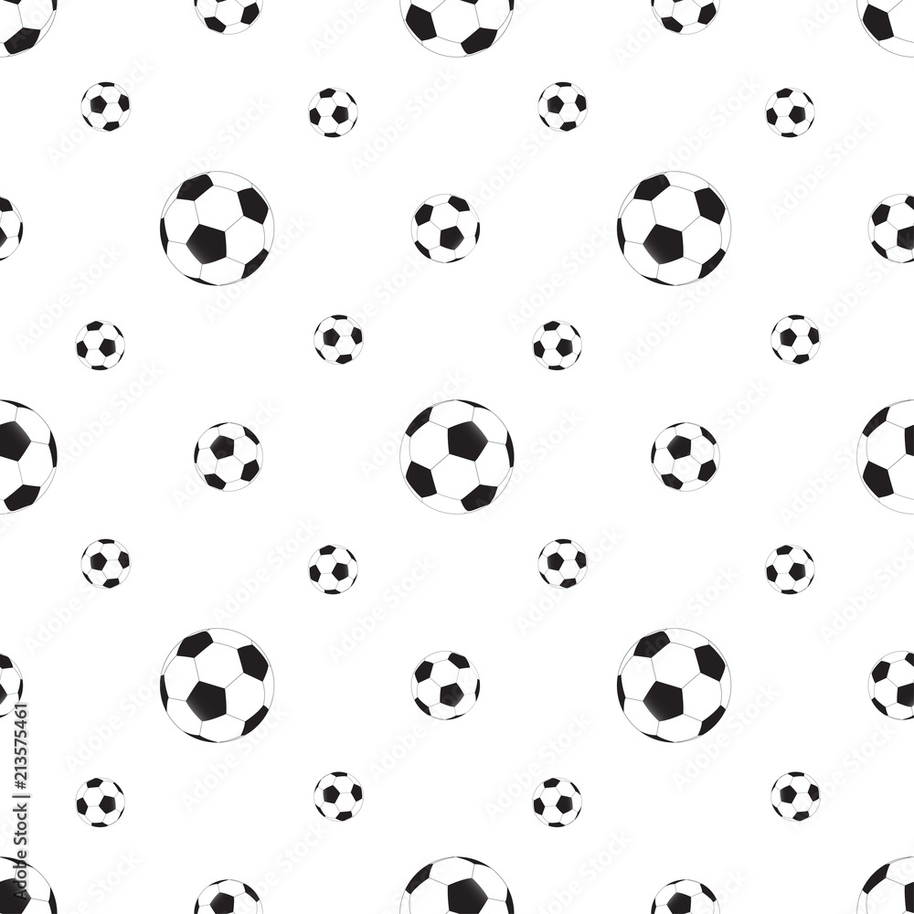 Soccer ball seamless pattern Soccer ball seamless pattern