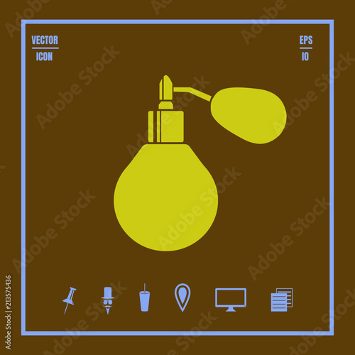 eau de toilitte vector icon