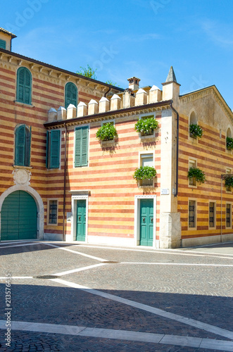 The colorful villages on the Garda Lake