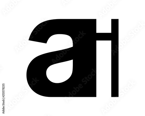 gestalt typography alphabet typeset typeface logotype font image vector icon