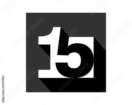 black rectangle gestalt typography typeset logotype numeral numeric nominal image vector icon