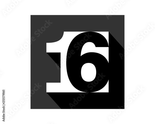 black rectangle gestalt typography typeset logotype numeral numeric nominal image vector icon