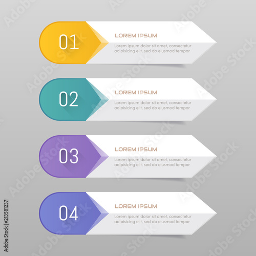 Sticker label colorful set