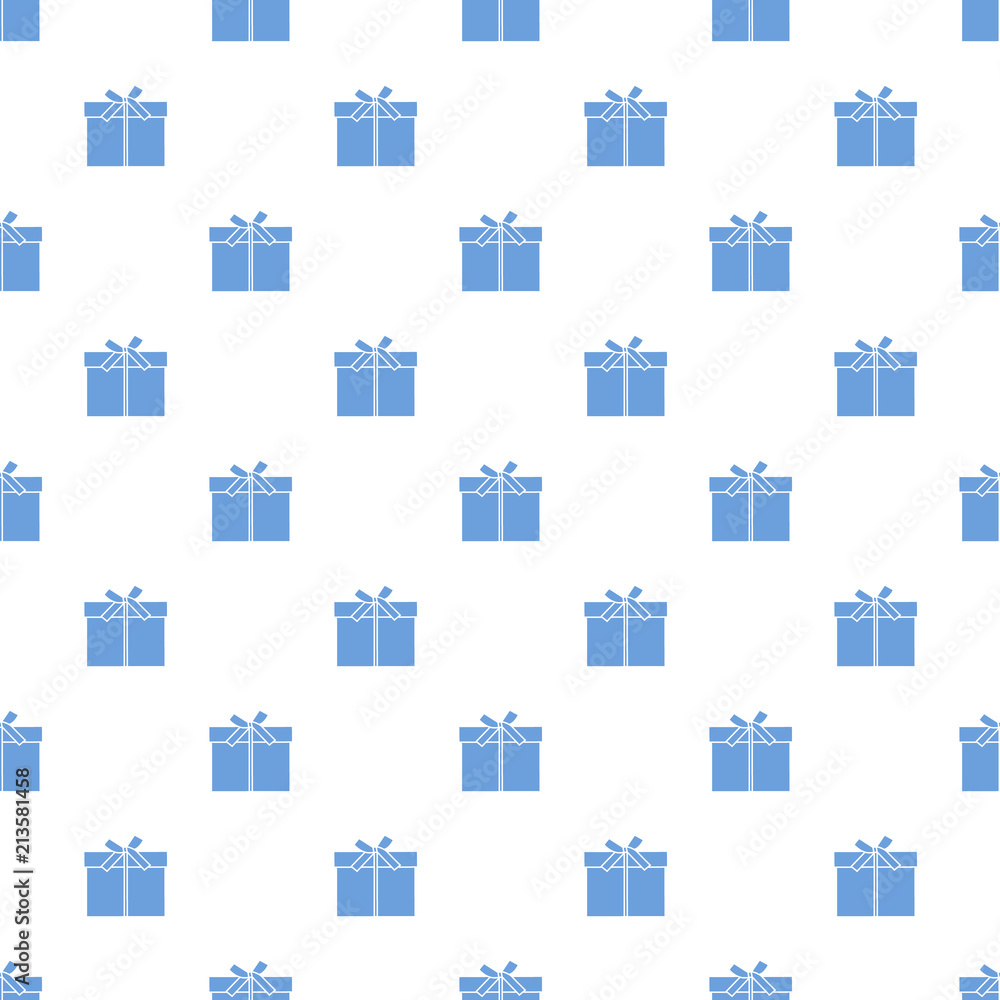 Seamless pattern with gifts boxes.