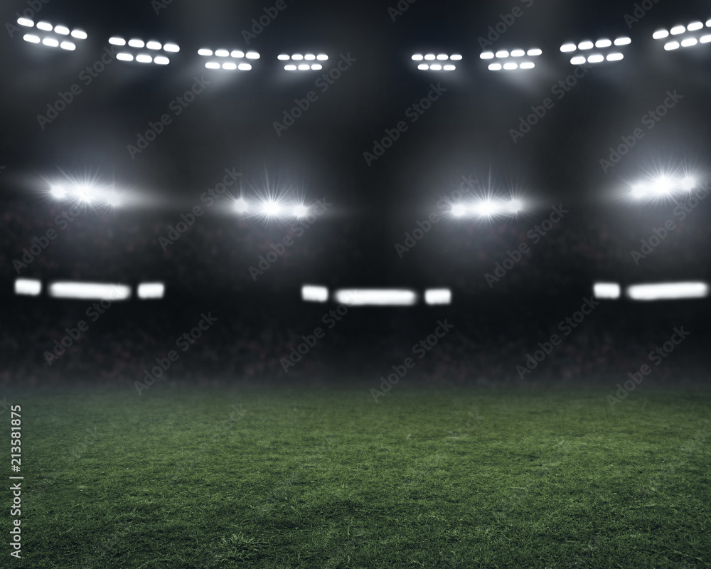 Fototapeta premium Soccer stadium field