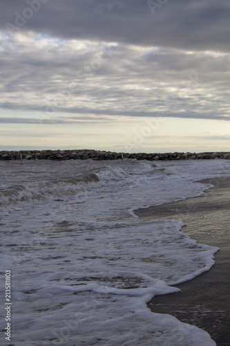 Wellen am Strand