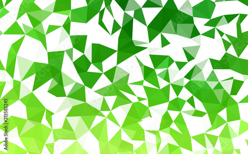 Light Green vector low poly texture.