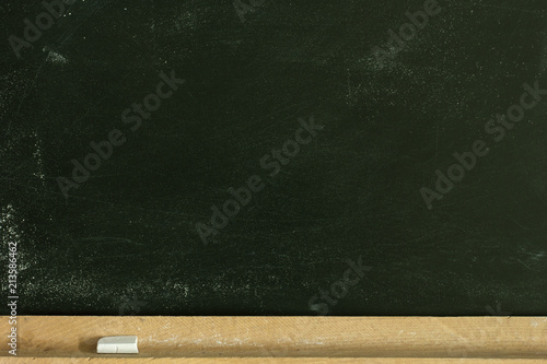 Old blank dirty blackboard .Empty Chalkboard Background with writing space. 