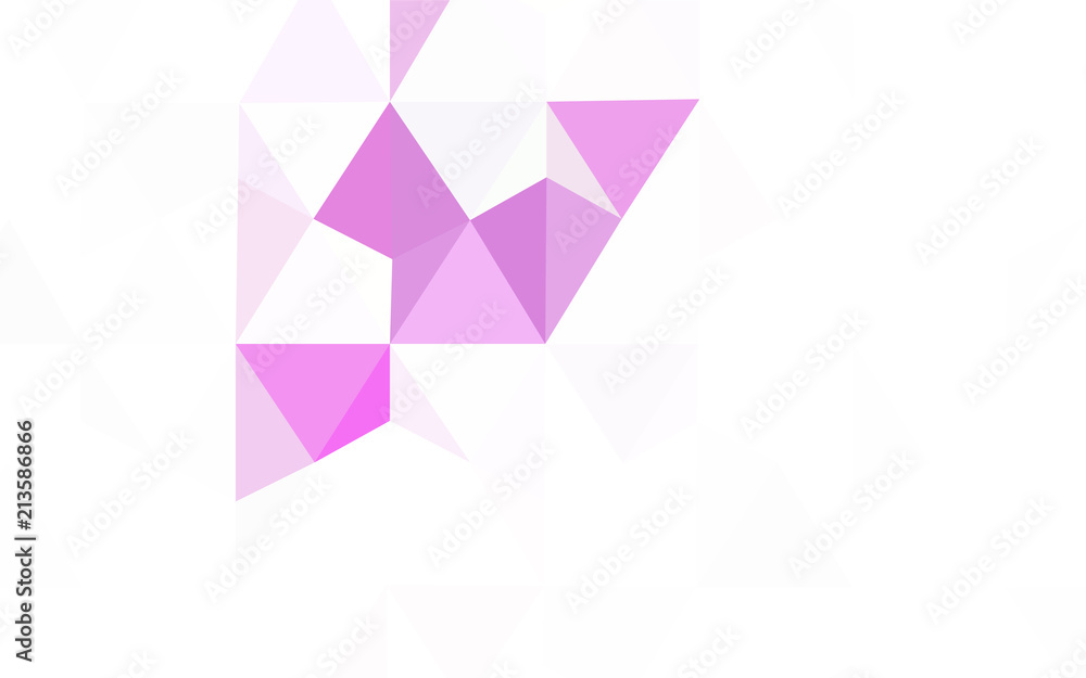 Dark Pink, Blue vector shining triangular layout. Dark Pink, Blue vector shining triangular layout.