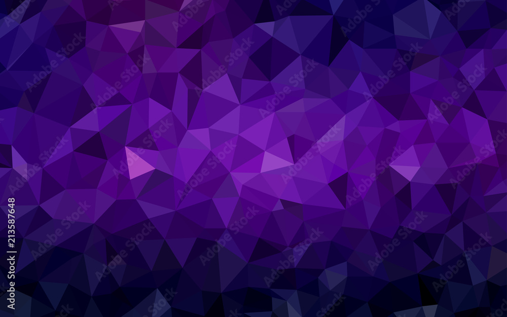 Dark Purple, Pink vector abstract polygonal background. Dark Purple, Pink vector abstract polygonal background.