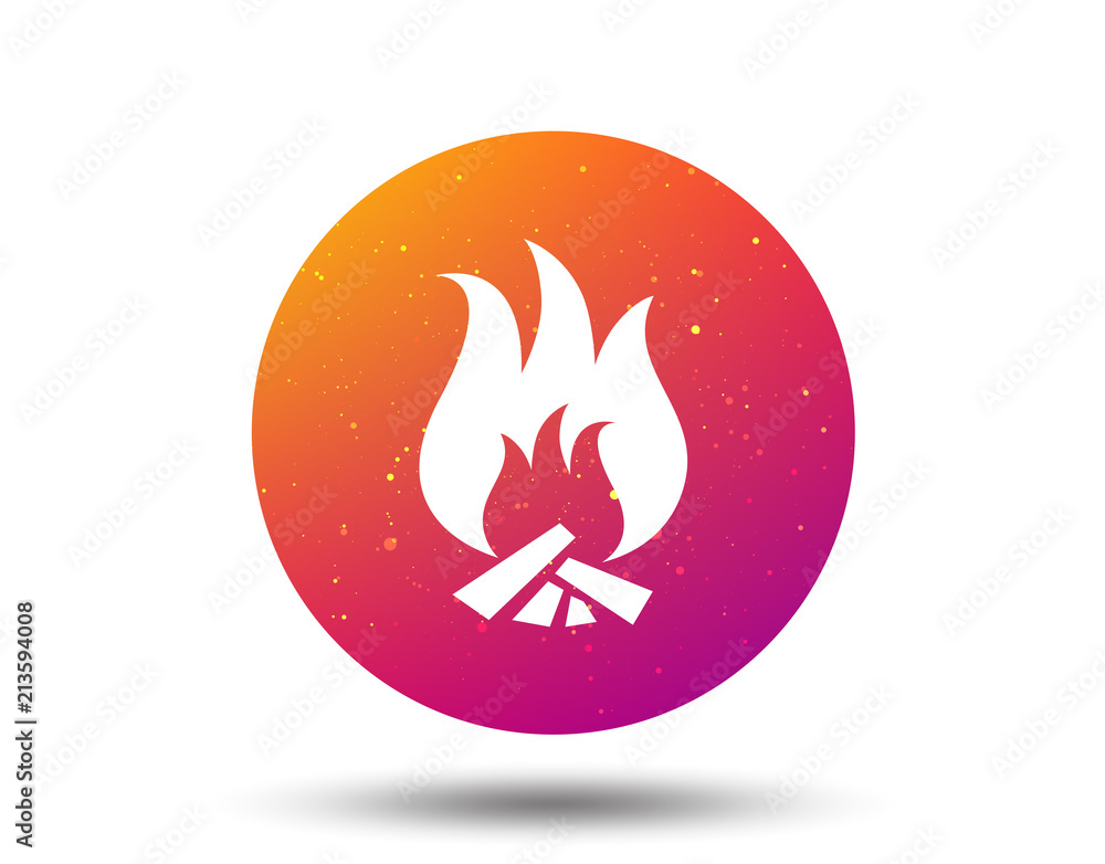 Fire icon. Blazing bonfire flame sign. Fire icon. Blazing bonfire flame sign.