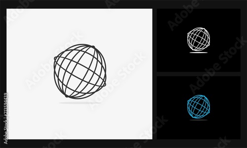 world tech icon logo