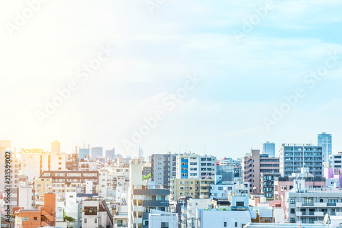 Photography Asia Business concept for real estate and corporate construction - panoramic mod