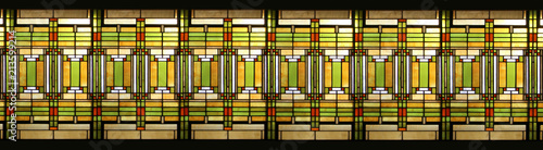 Prairie style stained glass / Vitrail style prairie © Brad Pict