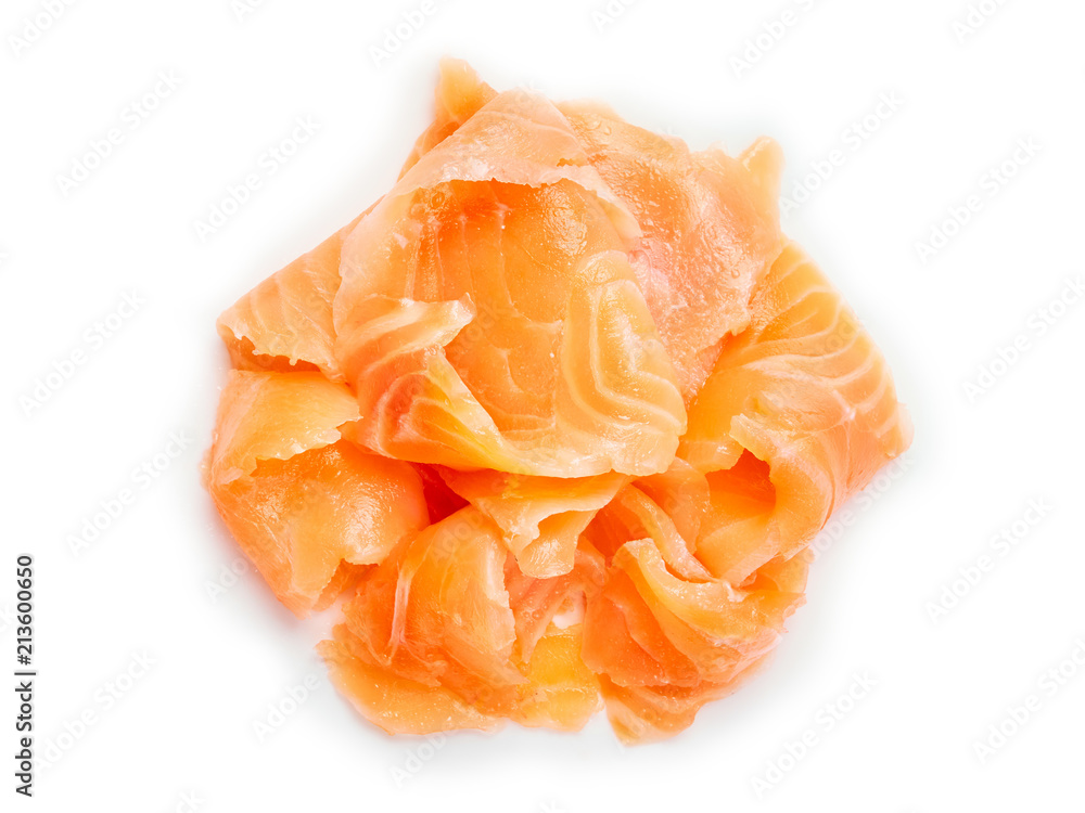Salmon Isolated on White Background Salmon Isolated on White Background
