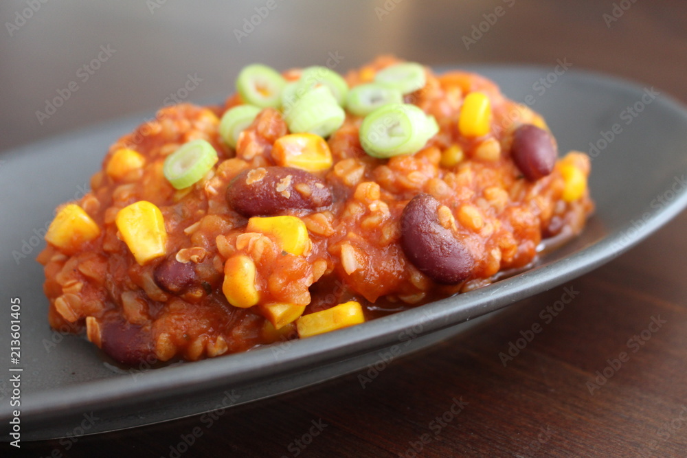 Veganes chili sin carne