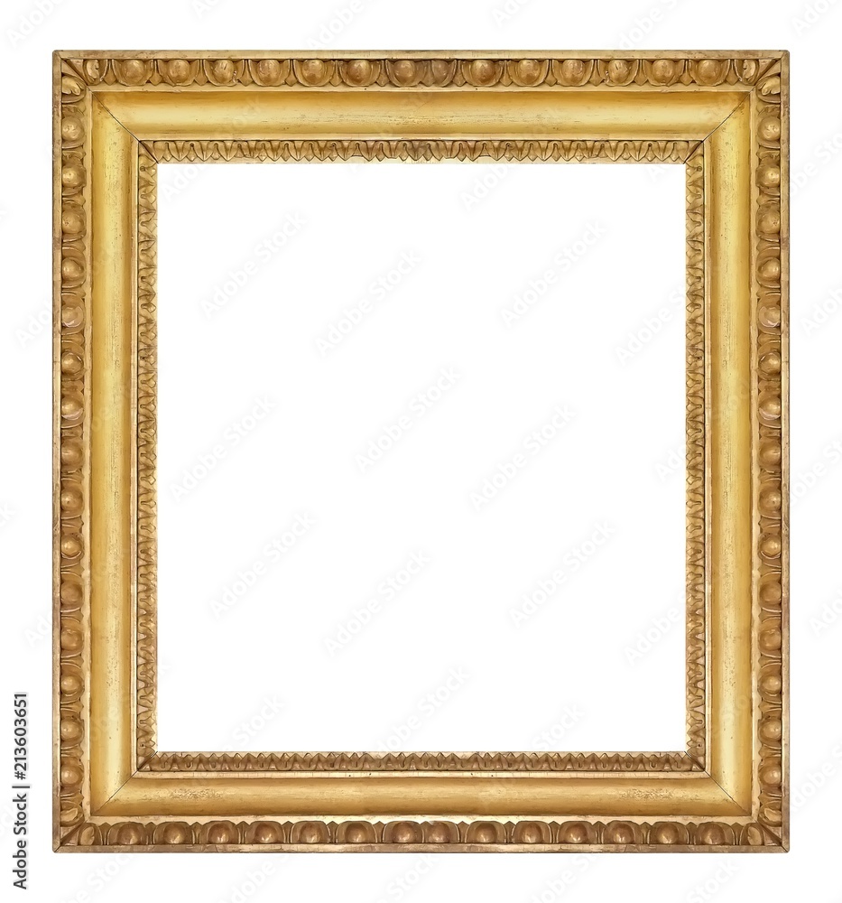 Golden frame for paintings, mirrors or photo Golden frame for paintings, mirrors or photo
