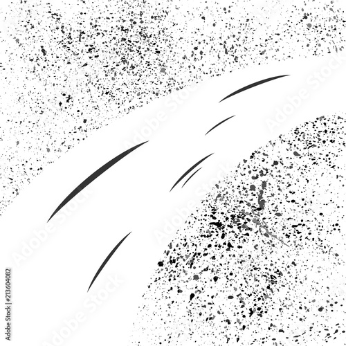 Dirty background with clean line
