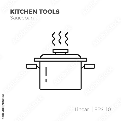Linear kitchenware icon