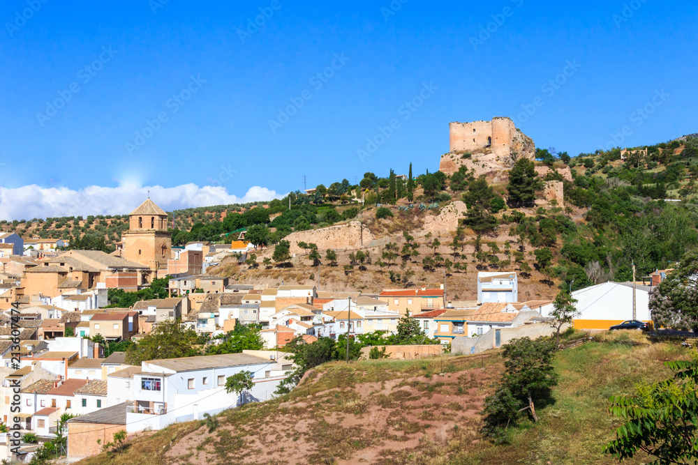 Castle, Huelma, Jaen Province, Spain
