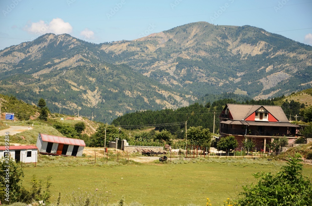 Village de Leskovik (Albanie)
