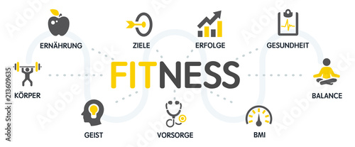 Fitness Vektor Grafik Icons Piktogramme