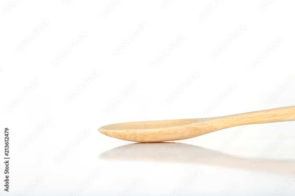 spoon wooden kitchenware on white background spoon wooden kitchenware on white background