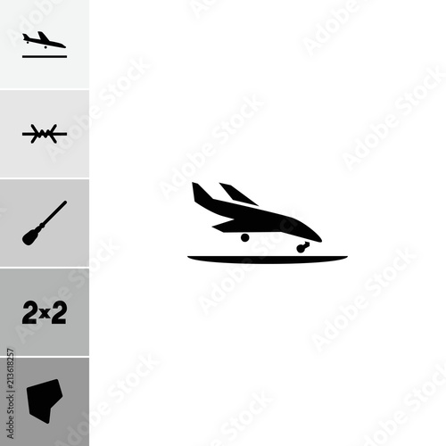 Collection of 6 border filled icons