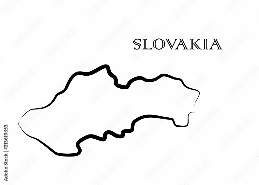 the Slovakia map