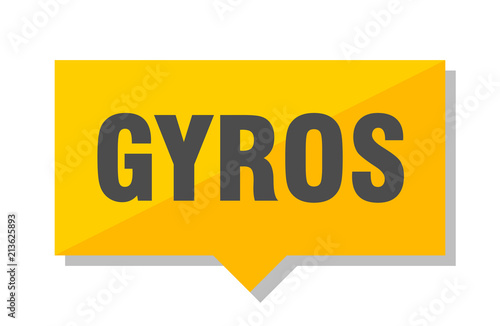 gyros price tag