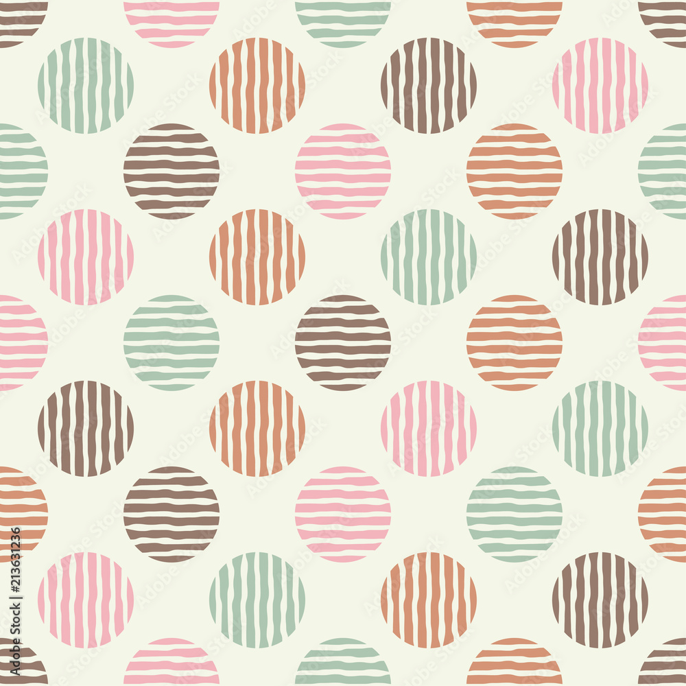 Polka dot seamless pattern. Geometric background. The colorful balls. Тextile rapport. Polka dot seamless pattern. Geometric background. The colorful balls. Тextile rapport.