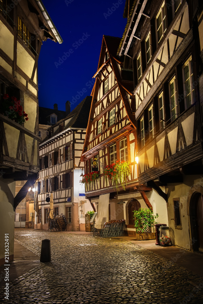 Strasbourg in the night