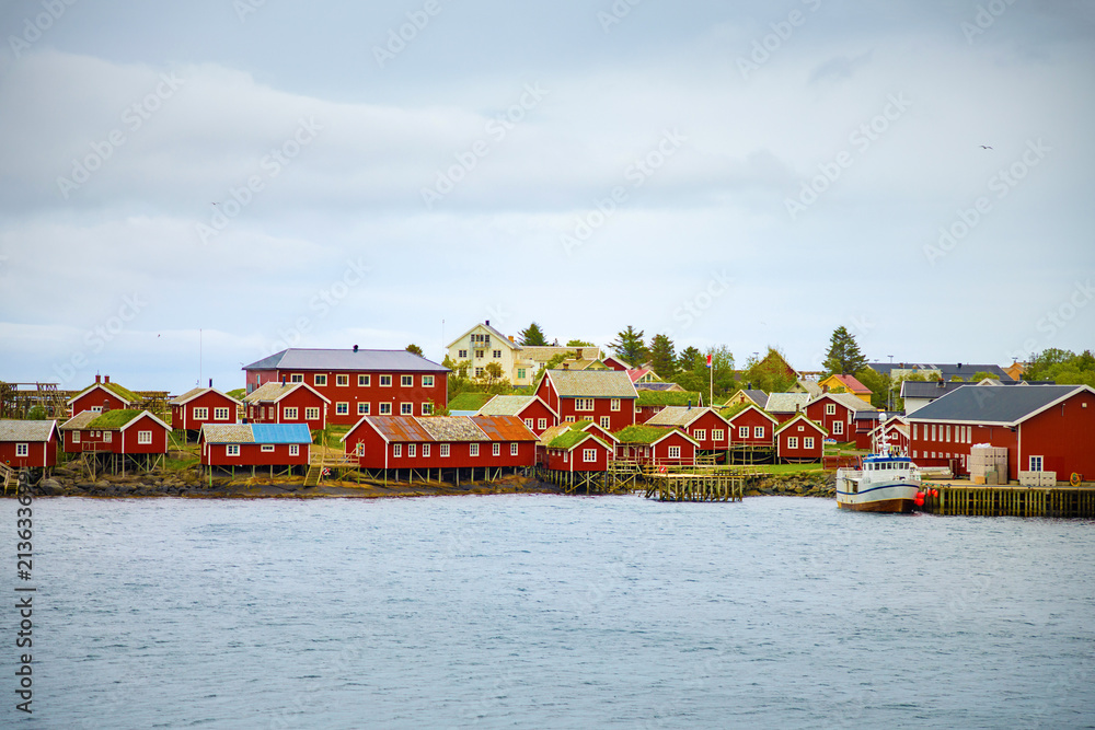 Reine fishing village on Lofoten islands in Norway