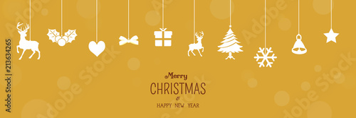 Hängende Weihnachtsdekorationen