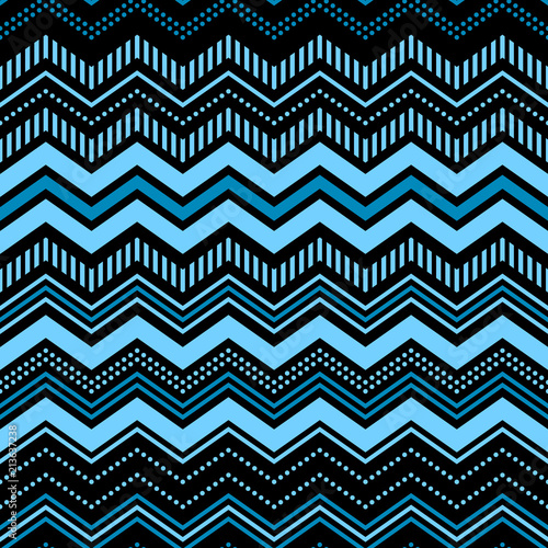 Blue and black textured che...