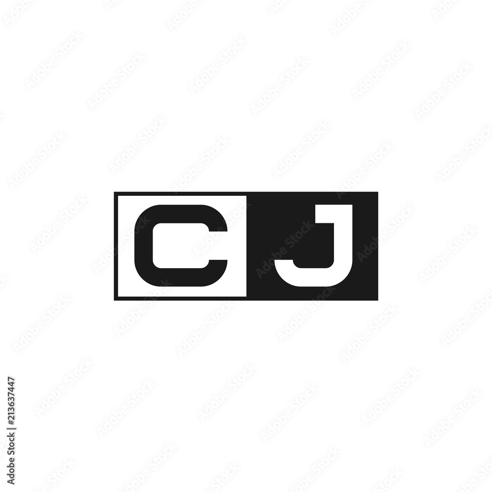 Initial Letter CJ Logo Template Design Initial Letter CJ Logo Template Design