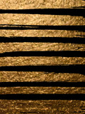 Gold brush stroke in black background. Design Templates for Broc